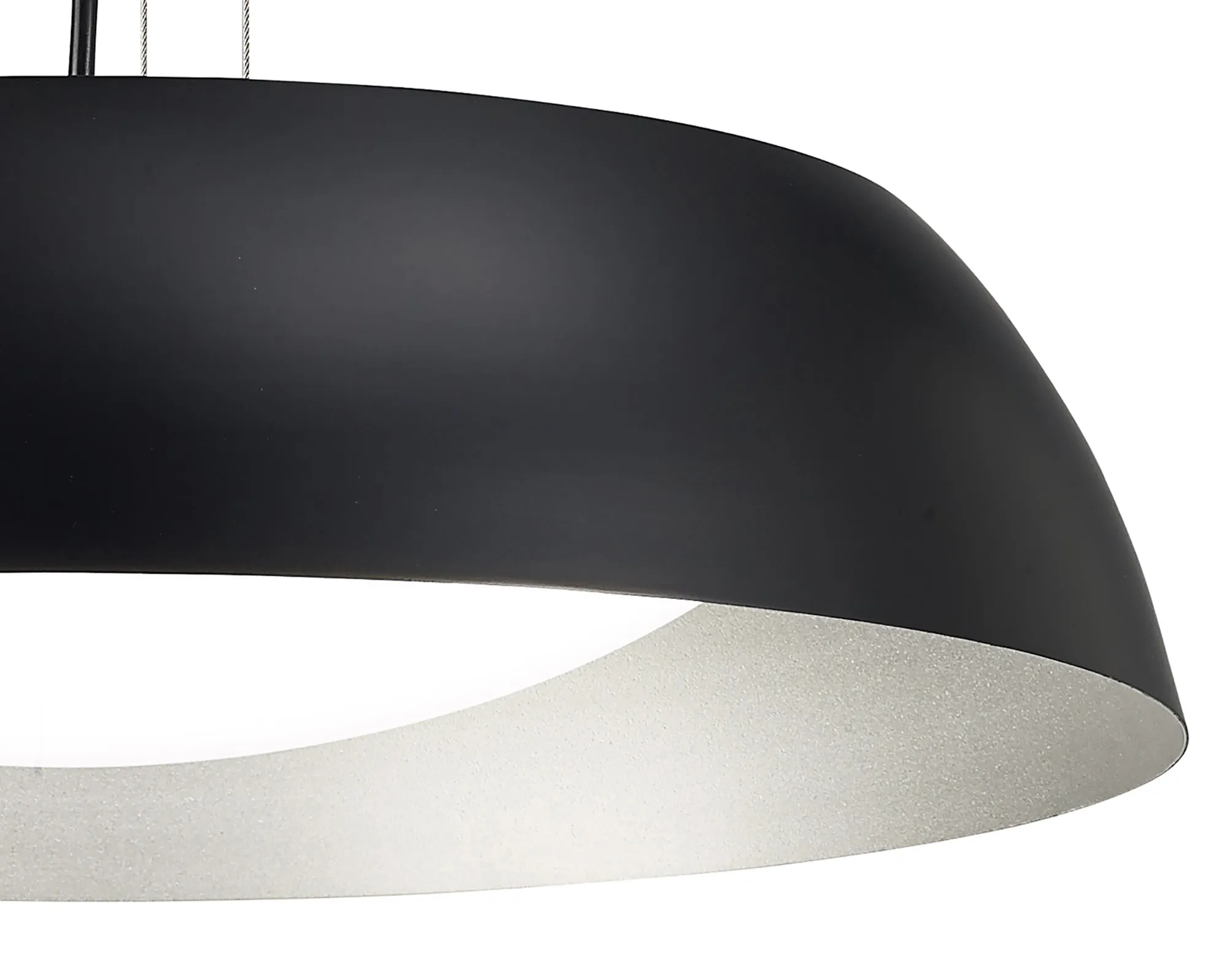 Argenta 18W LED Pendant Light Matt Black M4841  Mantra Argenta